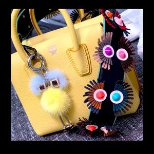 Authentic MCM Milla Mini in Yellow.